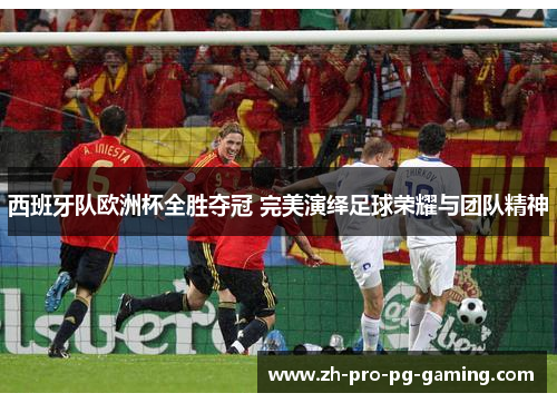 西班牙队欧洲杯全胜夺冠 完美演绎足球荣耀与团队精神